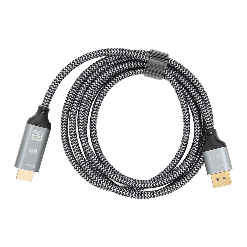 DisplayPort 1.4 to HD Multimedia Interface 2.1 Adapter Cable 8K