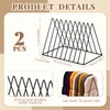 Kathfly 2 Pcs Beanie Organizer Holder Metal Hat Display Rack