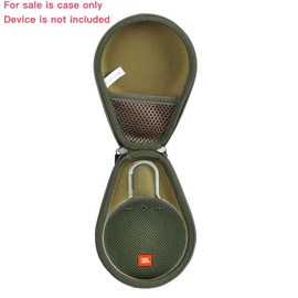 Hermitshell Travel Case Fits JBL Clip 3 Portable Waterproof Wireless Bluetooth Speaker (Forest Green)