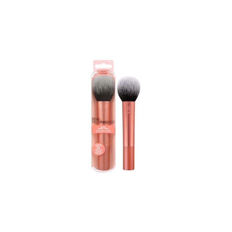 Real Techniques, Brocha de Maquillaje para Polvo y Base Mineral,