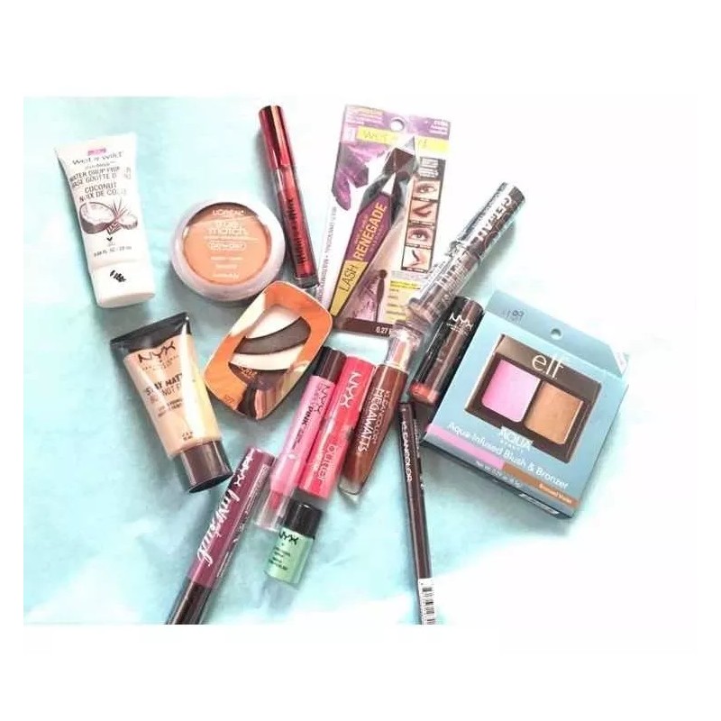 LOREAL-NYX-MAYBELLINE-BEAUTY CREATIONS Caja De Cosmeticos Misteriosa Nyx-loreal-maybelline Negocio!