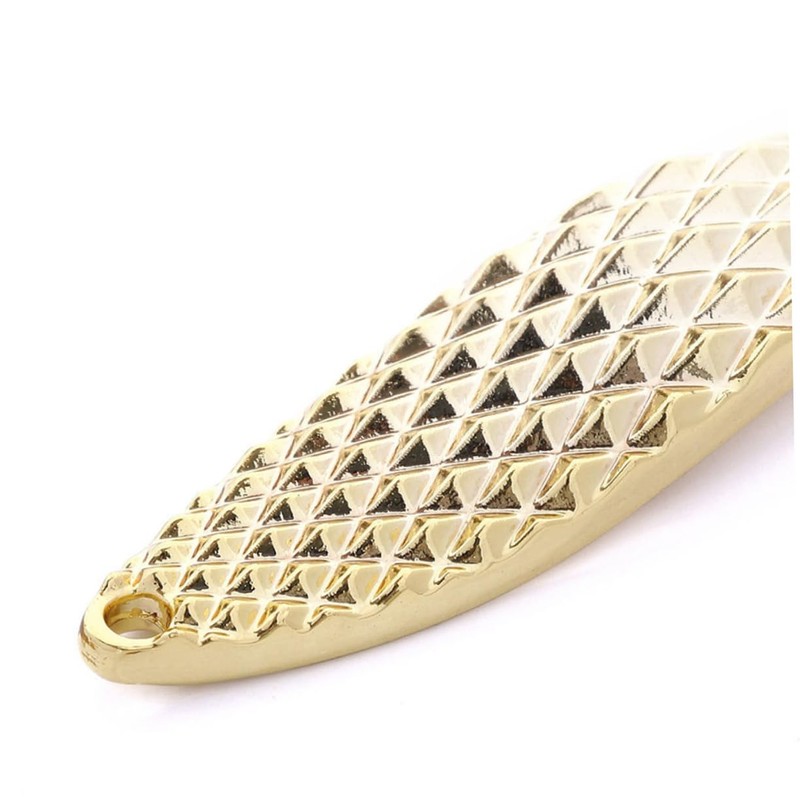 KOMBIUDA 5 Pcs Metal Bowl Fishing Bait Pineapple Texture Lure