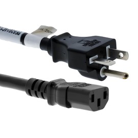 CablesAndKits - Heavy Duty AC Power Cord (6ft) - 15Amp /250 Volts, 14 AWG, 6-20P to C13, (NEMA 6-20P to IEC-60320-C13) - Reliable and Secure Connection - Male to Female Extension Cord - (Black)