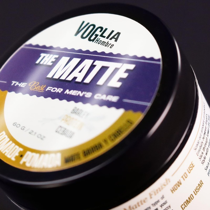VOGLIA HOMBRE 2 pack Pomada para peinar MATTE Barba, cabello