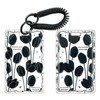SHININGEYES ID Card Badge Holder Key Chain Plastic Spring Rope