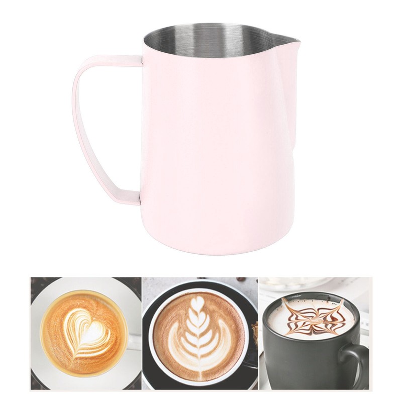 480ML Coffee Frothing Cup 304 Stainless Steel Milk Frother Jug