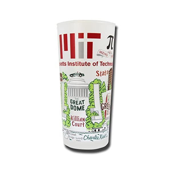 catstudio Massachusetts Institute of Technology (MIT) Collegiate Drinking Glass |