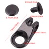 Eujgoov 20 Pcs/Lot Boot Hooks Lace Fittings with Rivets Camp
