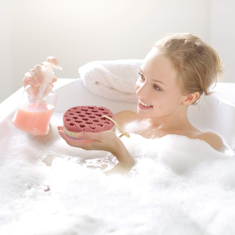 Esponja de baño Boao 5 pzs – Suave, exfoliante y