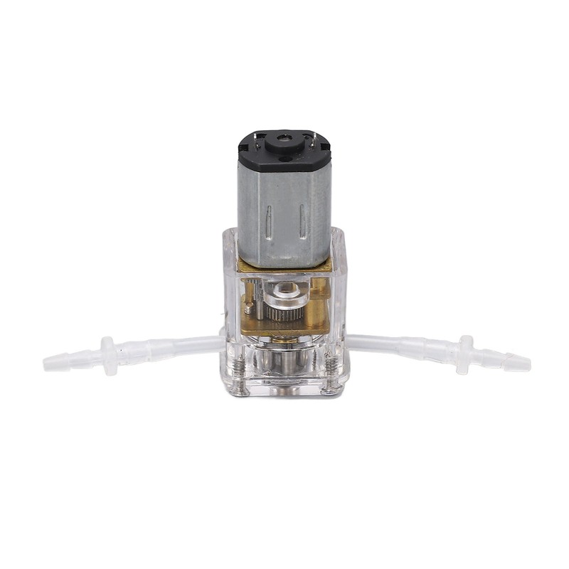 Mini Peristaltic Pump Transparent Shell 1ml/min Flow 0.001m Lift Liquid