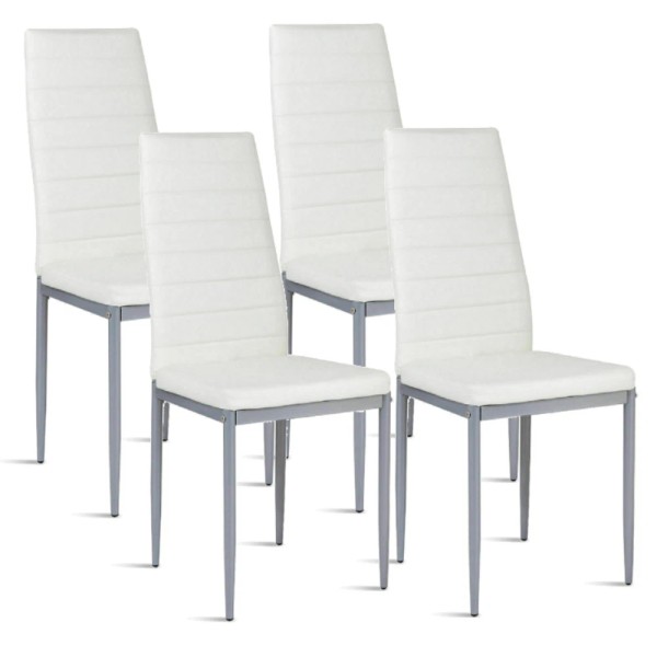 FCH Dining Chairs Set of 4 Kitchen High Back Dining