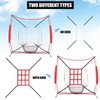 Pack of 2 Baseball Practice Net, Adjustable Strike Zone Net