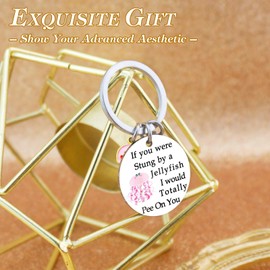 ibiwe Funny Gifts For Sister Sisters Gift Gag Cute Keychain For Big Sister Gift Best Birthday Inappropriate Gifts Presents for Sisters Birthday for Girl I Would Totally Pee On You Keyring Jewelry