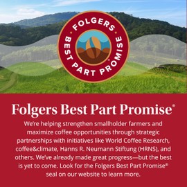 Folgers Classic Decaf Coffee, Keurig K-Cup Pods, 128 Count