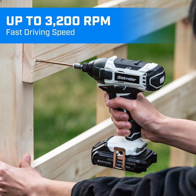 20V Cordless Drill and Impact Driver, Power Tool Combo Kit