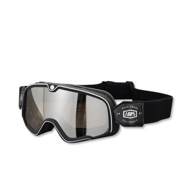 OLYSPM Motocross goggles, MTB goggles, vintage motorcycle goggles with double sponge lining and non-slip elastic band, motorcycle goggles with windproof, dustproof, UV protection