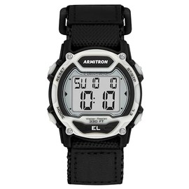 Armitron Sport Unisex Digital Chronograph Nylon Strap Watch, 45-7004