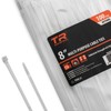 TR Industrial Multi-Purpose Cable Ties (500 Piece), 8", Natural