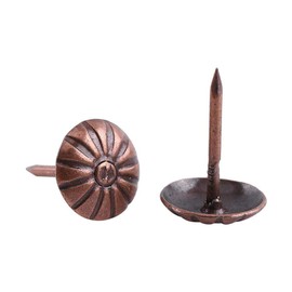 Pack of 100 Vintage Upholstery Nails Bronze Metal Tags Decorative Tack Stud for Furniture Sofa Shoe Door Card Photo Attachment (11 x 16 mm - 11 x 16 mm)