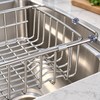 Expandable Stainless Steel Sink Drainer Basket for Washing Produce –