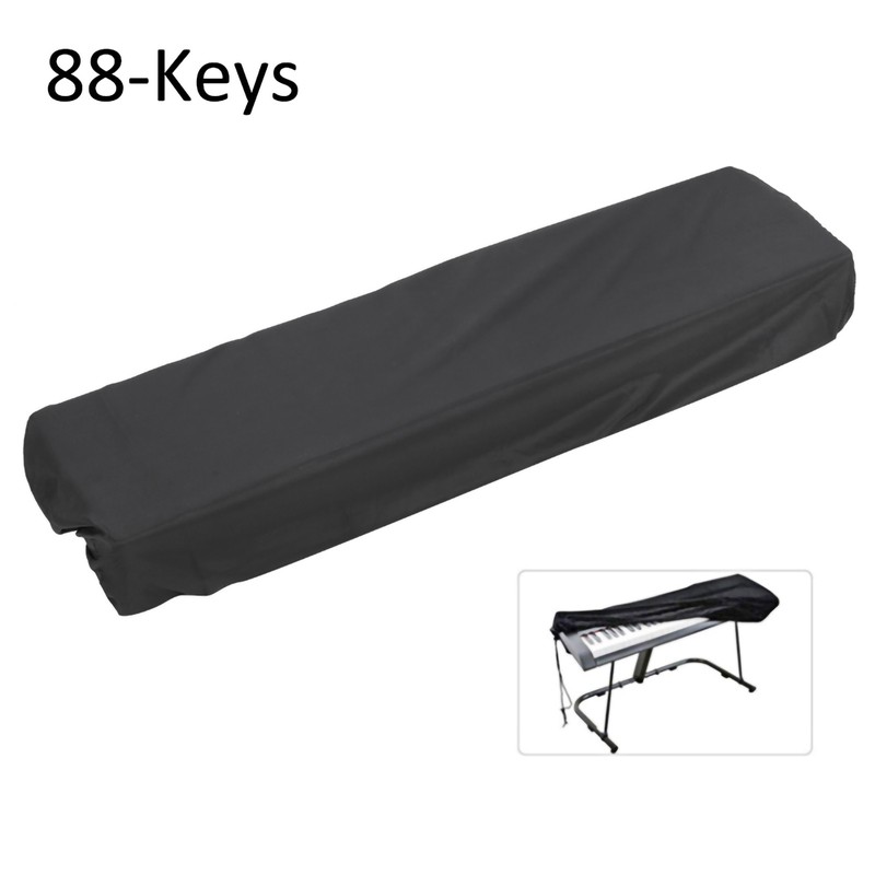 Digital Piano Keyboard Dust Cover Waterproof Dustproof Musical Instrument AccessoriesBlack