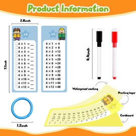 Multiplication Flash Cards 0-12, Math Flashcard Set (Multiplication)