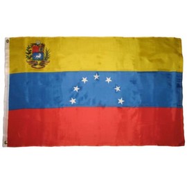 Moon 3x5 Venezuela Venezuelan 7 Stars Flag 3x5 House Banner Grommets Premium - Vivid Color and UV Fade Resistant - Prime Outside Garden Home Decor
