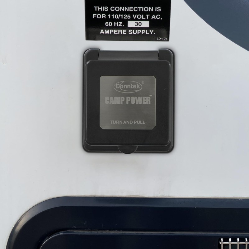 Conntek 30 Amp 125 Volt RV Marine Power Inlet