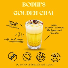 Bodhi Golden Chai 250 g Vibrant Blend of Turmeric and Ginger Vegan Chai with Turmeric and Ginger