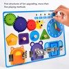 Sensory Board Alarm Clock Educational Wooden Sensory Activity Board Autism