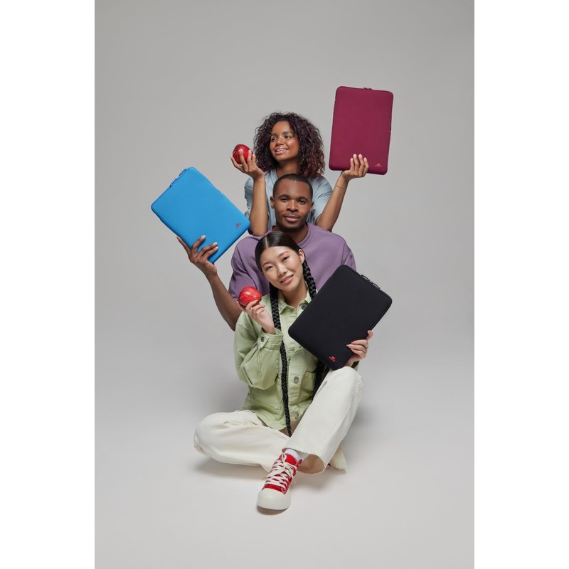 Rivacase Vertical Laptop Sleeve - Water Resistant and Ultralight Notebook