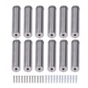 12 Set Stainless Steel Standoff Screws 19x80mm Advertising Screws Mounting