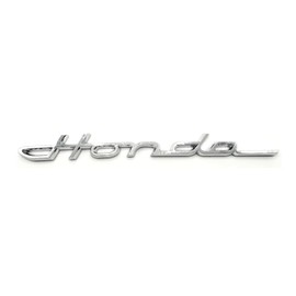Bookwarm 1 Piece Compatible Honda Classic Emblem Plating Cursive 8.5 x 0.9 inches (215 x 23 mm) (Silver)