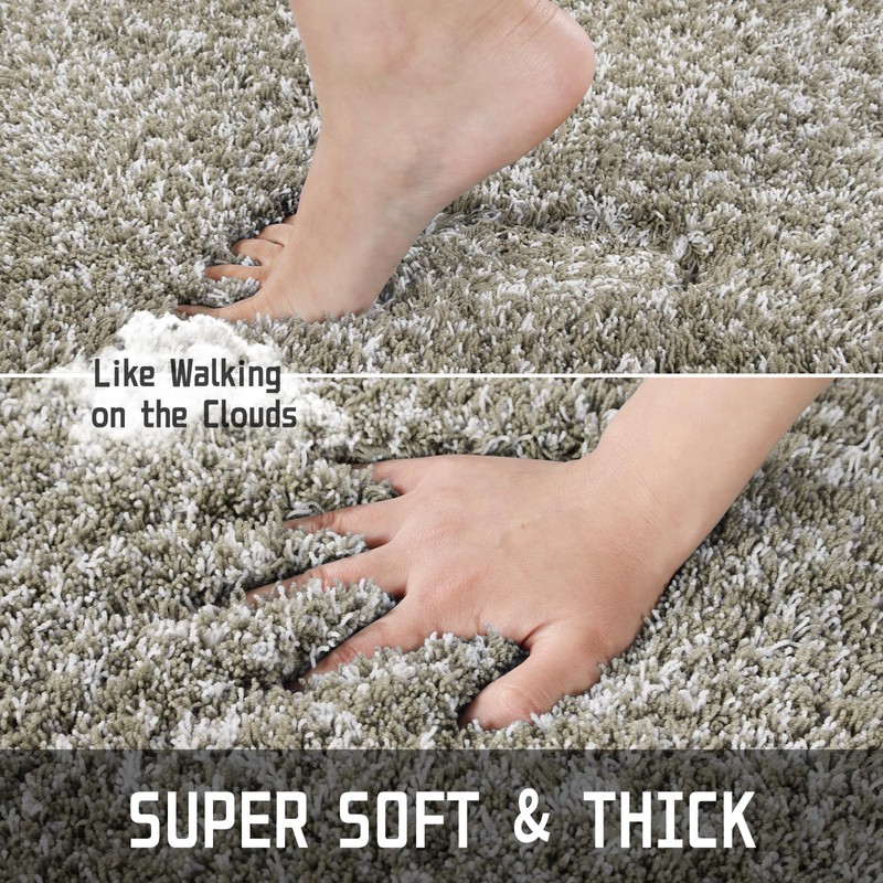 Yimobra Bathroom Rugs Non Slip Washable 24x17, Ultra Soft and