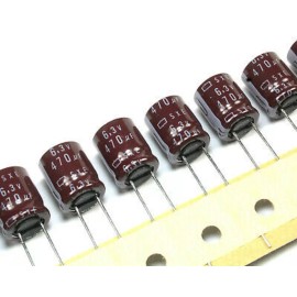 NIPPON 1 PCs NIPPON 470UF 470MF 6.3V RADIAL CAPACITOR 10X12.5mm CAP