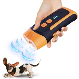 Antibell für Hunde,Ultraschall Hunde Anti Bellen Gerät,2 Einstellbare Frequenz Automatisches Anti Bellen Gerät,Wiederaufladbares Antibell für Kleine Mittel Große Hunde,Sicher Hundebellen Stoppen