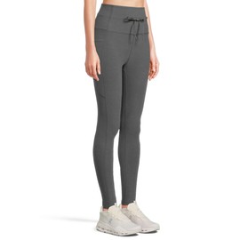 Beyond Yoga Womens Spacedye Go Pocket Midi Legging True Gray Heather MD (US Women's 6-8) One Size