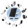 Solar Panel Charger for Security Camera Outdoor, 5W Solar Panels
