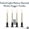 Celestial Lights Set of Four Battery Operated Remote Programmable Window