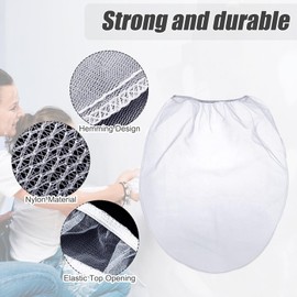 12PCS Paint Strainer Bag,1 Gallon Paint Strainer,Paint Sieves and Strainers,White Fine Mesh Bucket Strainer,Paint Strainer Bags with Elastic Top Opening for Paint Gardening Hydroponics