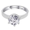 I Jewels Girls 18K Plated Engagement Elegant Classy Cz Crystal