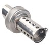 Larcele Motorcycle 48mm Adjustable and Detachable Universal Inclined Rear Silencer