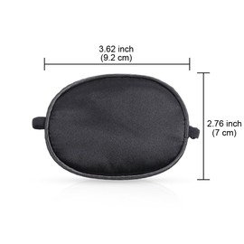 ewinever Pure Silk Eye Patch For Adults, Amblyopia Obscure Astigmatism Training Strabismus Correction Black