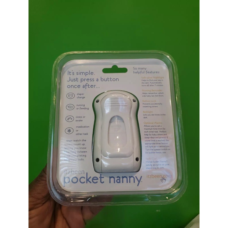 Itzbeen Pocket Nanny Personal Baby Care Timer Pink (New) Sealed