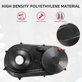 HAKA TOUGH Outer Clutch Cover for Polaris RZR XP 1000 Accessories 2015-2023, CVT Outer Variator Clutch Cover for RZR 1000 XP 900 S Accessories, Replace OEM 2635611, 5451767-070, 5451767 1PCS