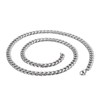Fahonie Cuban Chain Necklace 316L Stainless Steel Curb Link Chain