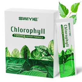 Swiyie Chlorophyll Jelly – 30 Pack Natural Plant-Based Edible Gummies for Skin Clarity, Liver Support, Gut Health, Fitness & Vegan-Friendly Daily Wellness