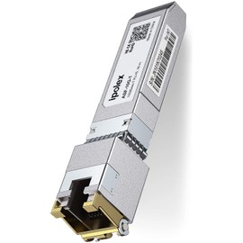 ipolex 10G RJ45 Copper SFP+ Transceiver, 10GBase-T 30m Mini-Gbic Module Compatible with Ubiquiti UniFi UF-RJ45-10G, Cisco SFP-10G-T-S, Mikrotik S+RJ10, Netgear etc. 1-pack