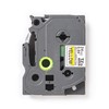 Original Brother TZe-SL651 Self Laminating Tape Black on Yellow -