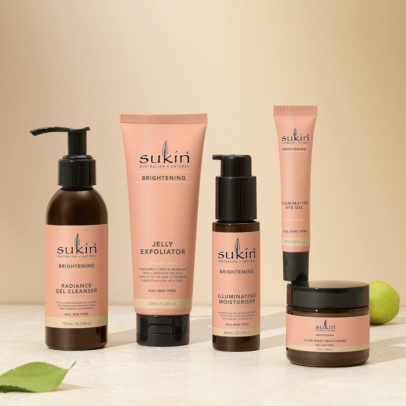 Sukin Brightening Jelly Exfoliator For Women 4.23 oz Exfoliator